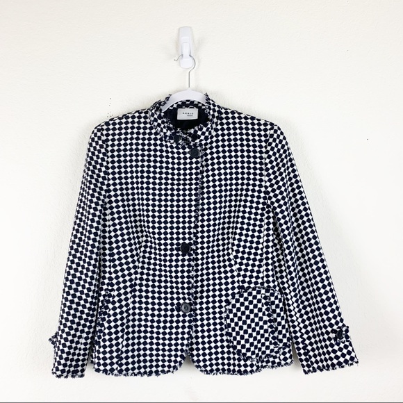 Akris Punto Jackets & Blazers - Akris Punto | Tweed Black White Button Jacket